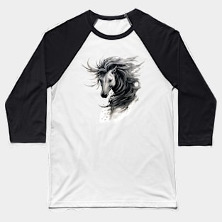 Majestic Horse Baseball T-Shirt
